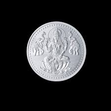 Lakshmi Ganesh Blessings Silver Coin